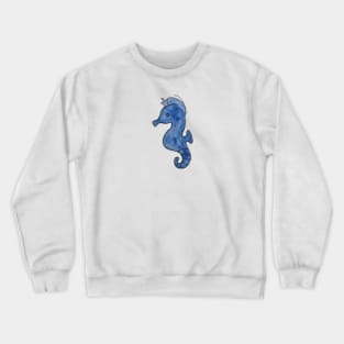 Blue seahorse design Crewneck Sweatshirt